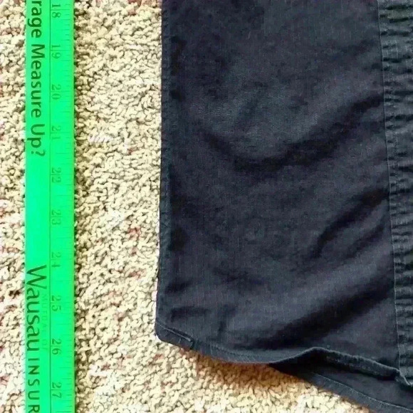 7 DIAMONDS MEN'S FITTED BLACK BUTTON-DOWN SHIRT. SIZE XL. - Picture 7 of 10